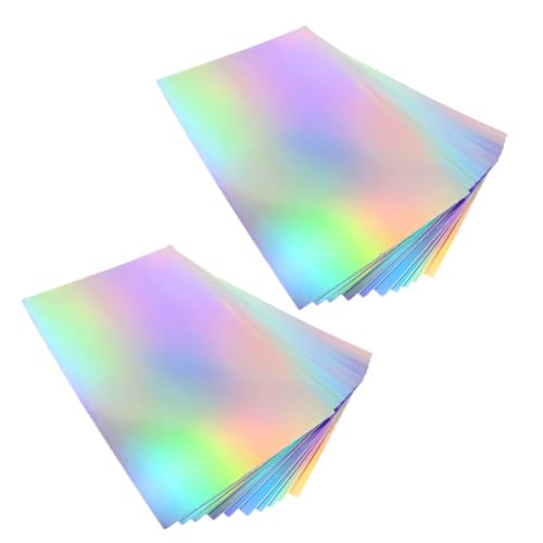 Papel Metálico para Manualidades efecto arcoíris y fácil corte