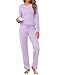 Jahetuul Pigiama Donna Cotone Lungo Leggero Pigiami da Donna...