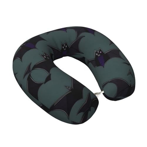 Almohada de Viaje con Estampado de Murciélago miniatura 2