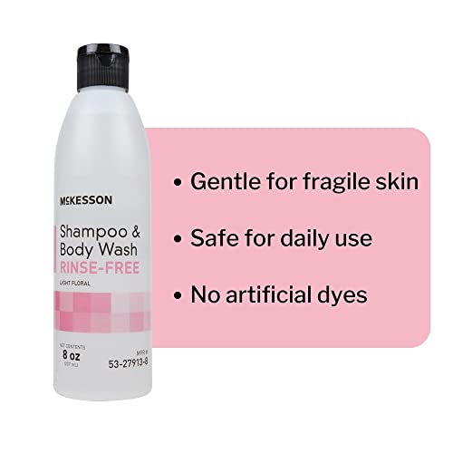 Mckesson Shampoo And Body Wash, Rinse-Free, Light Floral, 8 Oz, 1 Count #TOP10
