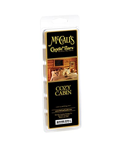 McCall's Candles | Scented Wax Melt | Cozy Cabin – Cedarwood, Cinnamon, Nutmeg & Vanilla | 5.5 oz