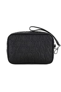 Armani Exchange Pochette uomo logata nera