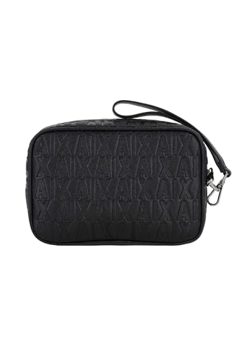 Armani Exchange Pochette uomo logata nera