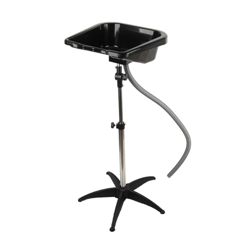 Wash Basin Plastic Shampoo Sink Salon Hairdressing Washing Portable Hair Treatment Barber Tools Height Adjustable with Drain Hose by Uxsiya - Used condition - CA$78.73
