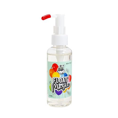 Helium King Float Magic Treatment for Helium Latex Balloons 100ml / 3.5 oz - Treats up to 50 9 Balloons Make your balloons Hi Float up to 25 times longer than without Float Magic Treatment