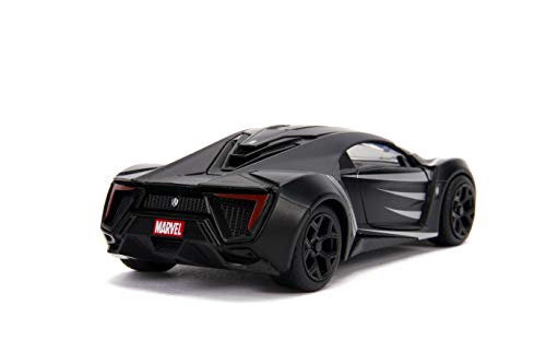 Jada Toys Metals Die-Cast Avengers W Motors Lykan HyperSport, 1:32 Scale Die-Cast Vehicle Black (JA30302) by Jada - Image 2
