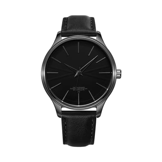 AGEN KGEN Mens Watches Ultra-Thin Minimalist Waterproof Fashion Simple Business Wrist Watch for Men Unisex Dress with Leather Band(512-All Black)