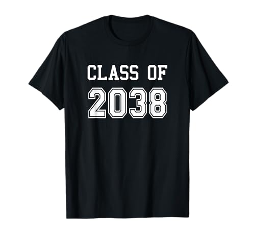Class Of 2038 Shirt Graduation School Future Graduate T-Shirt