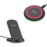 Yootech [2 Pack] Wireless Charger Bundle with Pad & Stand