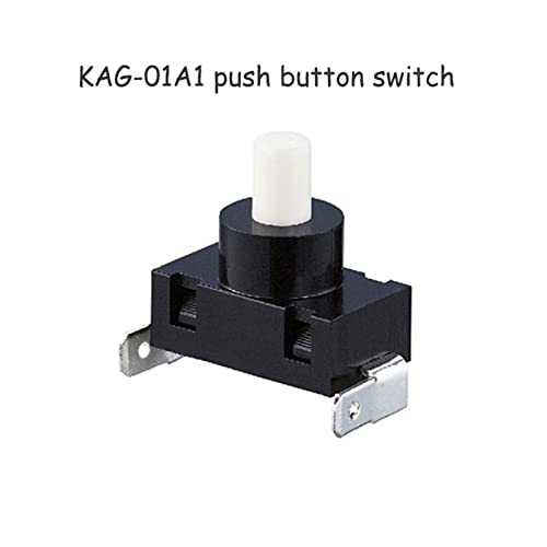 Interrupteur à bouton-poussoir KAG-01 autobloquant micro format - 4