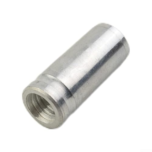 Shophubio Adaptateur de filetage pour épuisette de pêche en alliage d'aluminium pour bricolage et réparation, connecteur M8 compatible avec têtes d'épuisette de 8,5 mm à 14,5 mm (9 mm)
