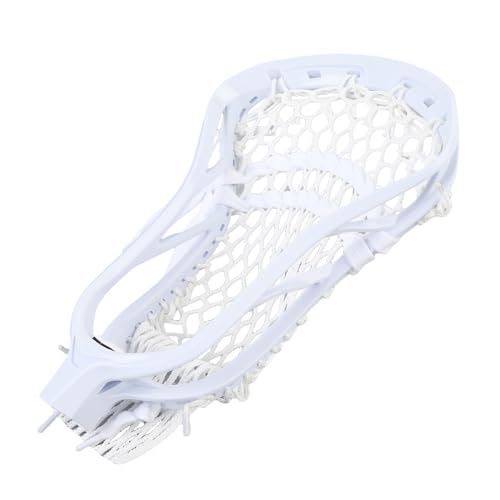 CHICIRIS - CHICIRIS Pool Lacrosse Set, Lacrosse Stick Head Training Equipment Nylon Strung Head Replacement for Competition Offensive Defensive Strategies (White)