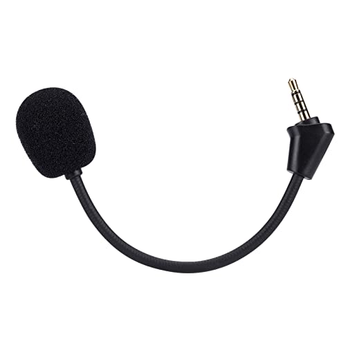 Ersatz-Spielmikrofon für HyperX Cloud II Wireless-Gaming-Headset auf PC PS4 PS5 Nintendo Switch, abnehmbares 3,5-mm-Boom-Mikrofon