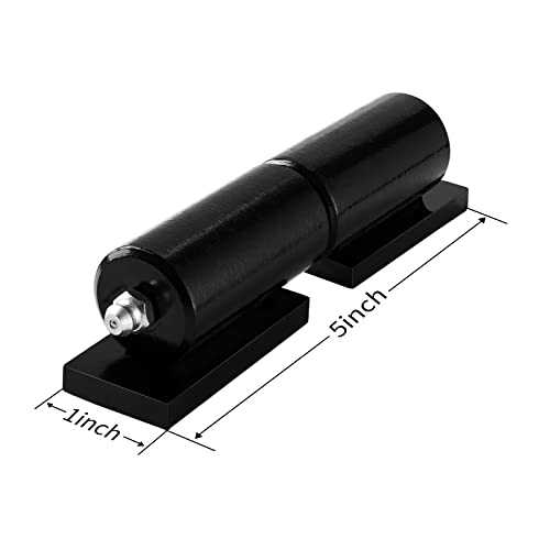 Heavy Duty Gate Hinges 5 Inches - 2 Pack Barrel Style Steel Door Hinges 450 Lbs Capacity For Swing Gates, Trailer Ramp Gate - Weld On Install #TOP1