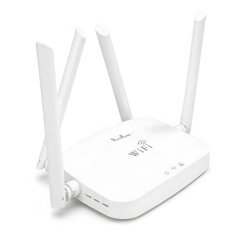 Image of PunnkFunnk WT-14 WiFi Router |300M High Speed Wireless Router for Home & Office | Four high gain Antennas | IPv6 Compatible | Stable Internet Connection | Wide Coverage WiFi Router | Easy Setup