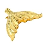 Mermaid Tail Binder Fasteners, Vintage Metal Paper Binder, Cute Stationery Organizer for School, Office & Journals, Retro Fish Tail Page Holder Fastener, Assorted Colors, Sturdy and Versatile