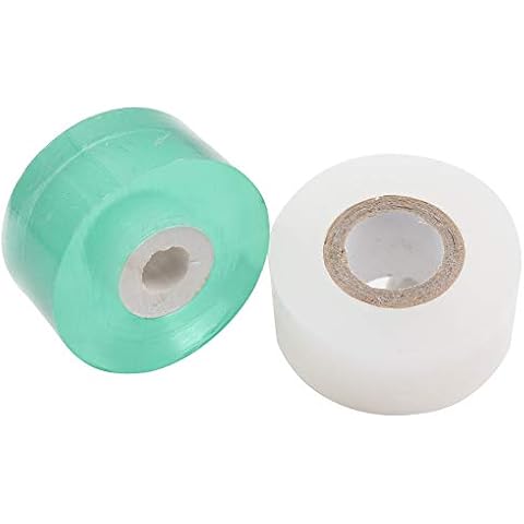HAINANSTRY Grafting Tape 2 PCS, Stretchable Garden Grafting Tape Plants Repair Tapes for Floral Fruit Tree and Poly Budding Tape - Green & White Cover