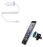 Pack Pack Voiture pour WIKO Y81 Smartphone Android (Cable Chargeur Micro USB Allume Cigare + Support Voiture Magnet