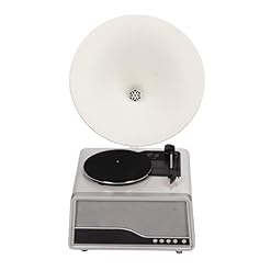 Vintage Gramophone Turntable Décoratif Rétro Phonographe Turntable 100-240V Vinyle FM Radio Bureau Lecture (Prise UE) - Les Beatles, Paul McCartney, John Lennon, RIngo Starr, George Harrison