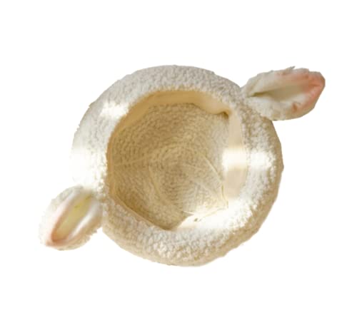 Kawaii Berber Fleece Beret Sheep Hat Pink Ear Cap Winter Warm Women Girls Gift (Pink Ear) #TOP10