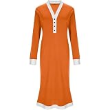 Cette robe longue offre une coupe flatteuse avec manches longues et détails contrastés, idéale pour un usage quotidien, bureau ou en vacances.