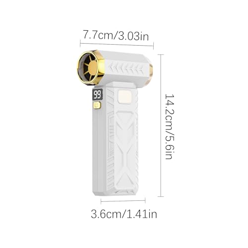 Ventilador inalámbrico ajustable de 3 velocidades con USB 2