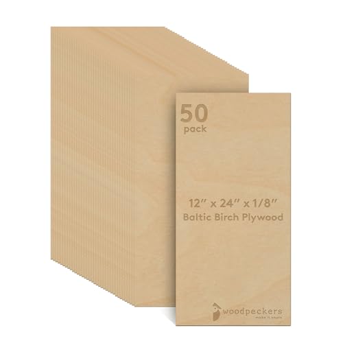 Woodpeckers 3mm Baltic Birch Plywood 12x24 Box of 50