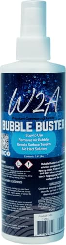 W2A Bubble Buster – Resin Bubble Remover Spray for Epoxy Resin Art, Casting, and Jewelry Molds – Non-Toxic, Easy Spray Debubbler – 8 Ounce Bottle
