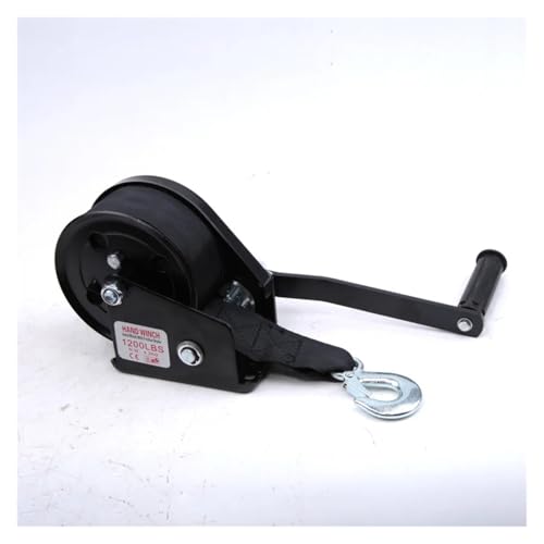 Treuil marin autobloquant anti-retour avec sangle 10 m pour remorque