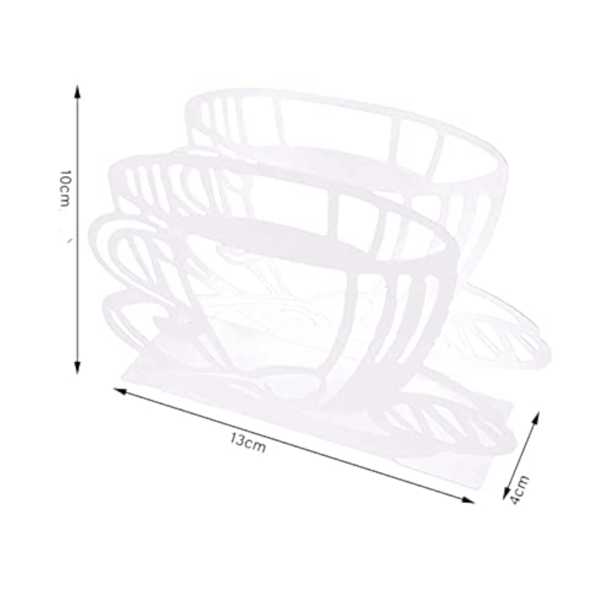 5pcs Clear Measuring Cups with Scale for Beverages, 350ml