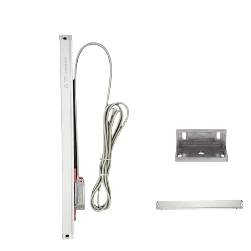 �i�q��K�Z���T�[�A 0.001 �~�����[�g�� 1 ��m �X�������j�A DRO �K���X�X�P�[�� TTL 5VDC 870 �~�����[�g��-1020 �~�����[�g���i�q��K�Z���T�[�ψʃt���C�X���Ջ@(970mm Travel)