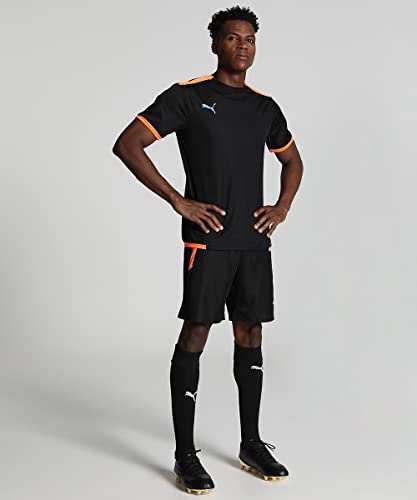 Image of Puma Men's teamLIGA Football Jersey | Lightweight and Sweat Proof Polyester Sports Crew Neck Training T-Shirt for Men | Breathable Athletic T-Shirt for Football & Sports
