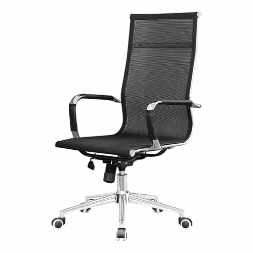 zxhrybh Silla Oficina Ergonómica de Malla, Silla Ordenador con Altura Ajustable, Sillas Escritorio Giratorias e Inclinables, para Oficina, Juegos y Salas de Conferencias
