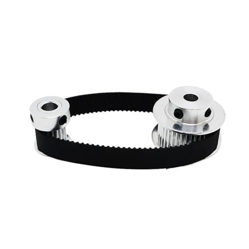 Polea 2GT 36T y 12T con correa de 10mm para reductora de impresora 3D 2