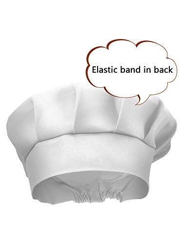 Satinior 8 Set Kids Apron And Chef Hat Set Kids Apron With 2 Pockets Adjustable For Boys Girl's Cooking Baking Painting #TOP3