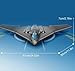 General Jim's B2 Ghost B-2 Stealth Bomber Building Blocks Military Fighter Jet Model Bricks Plane | Great Gift for Teens and Adults