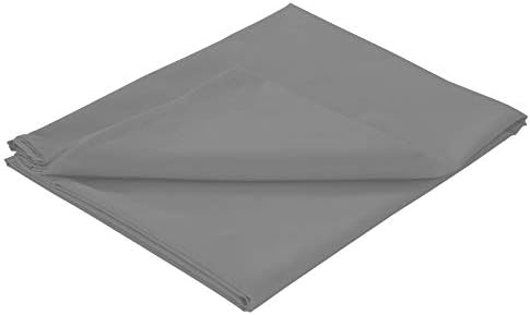 Olivia Rocco Flat Sheets, Easy Care Polycotton Full Bed Sheet, Double White