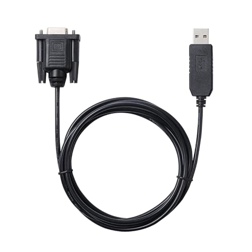 CP2102 USB RS232 Serial to D-sub 9 Pin DB9 Female Cable for Connecting AOR Alpha Receiver to PC