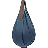 マーナ (marna) Shupatto コンパクトバッグ Drop ( ネイビー ) エコバッグ シュパット 折りたたみ (ドロップ 縦型 / 丈夫) S460NV