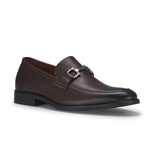 Image of Ferro Aldo Men's Premium Moc Toe Loafers | Casual & Dress Styles with Tassels & Horsebit Buckles