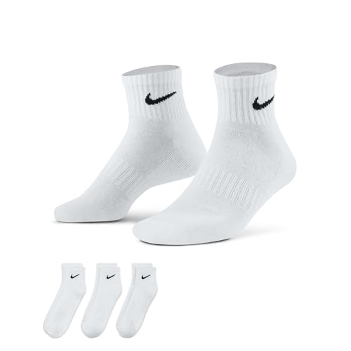 Nike Mężczyźni Everyday Cushion Ankle SX7667 Skarpety, Biały, M