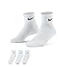 Nike Herren Everyday Cushion Ankle-sx7667 Socken, Weiß (White/Black/100), 34-38 EU