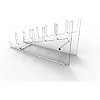 Amazon.com: FixtureDisplays® Large Multiple Plate Display Rack Clear ...