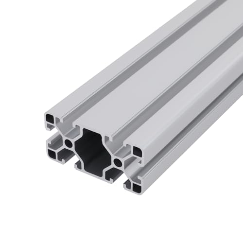 Aluminum Alloy, T-Groove Aluminum Alloy, 2 Pieces for 4080T Groove Aluminum Profiles 1 Meter-Silver