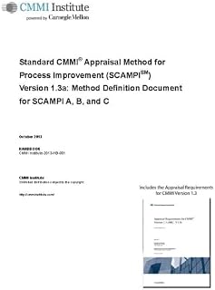 Standard Cmmi Appraisal Method For Process Improvement (Scampi) Version 1.3a: Method Definition Document for Scampi A, B, and C