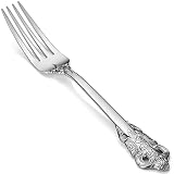 Royalrose 4-Piece Monarchy Dinner Fork, 18/10 Stainless Steel, 8-Inch, Mirror Polish, Dishwasher Saf