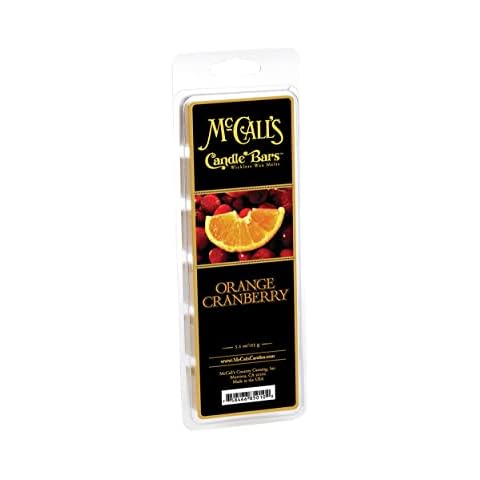 McCalls Candles Bars | Orange Cranberry| Highly Scented & Long Lasting | Premium Wax & Fragrance | Made in The USA | 5.5 oz Cover