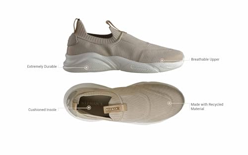 Image of Neeman's Sole Max Slip On for Women | Comfortable, Breathable and Flexible | Casual Shoes for Women | Soft Trendy Stylish Shoes for Women | Walking Running Shoes
