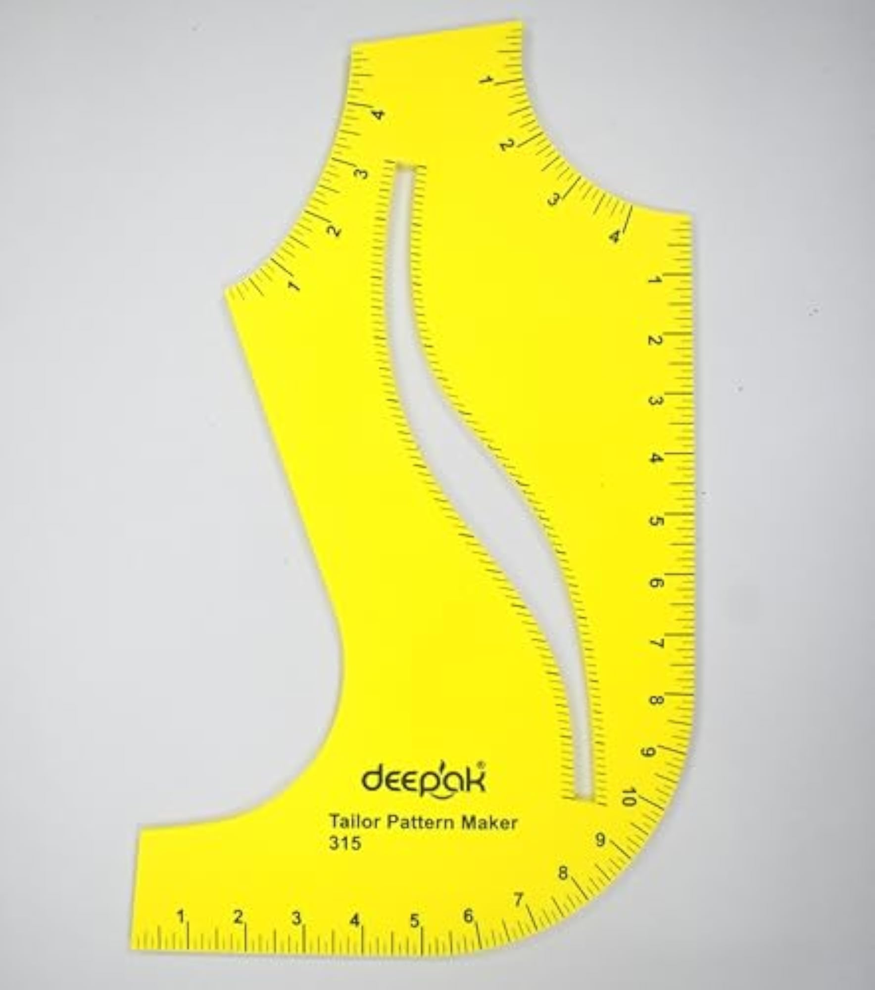 Tailor's Multi Purpose Pattern Maker, Template for Necklines
