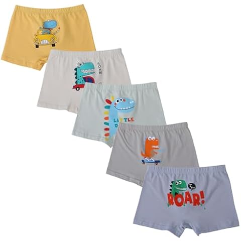 JN&LULU Cute Toddler Boxer Brief Baby UnderwJN&LULU Toddler Boxer Brief Baby Underwear Cotton Underwear Boys Setear Cotton Underwear Boys Underpants Set Cover